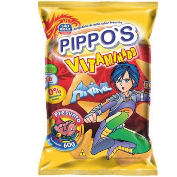 SALGADINHO PIPOS PRESUNTO 60G