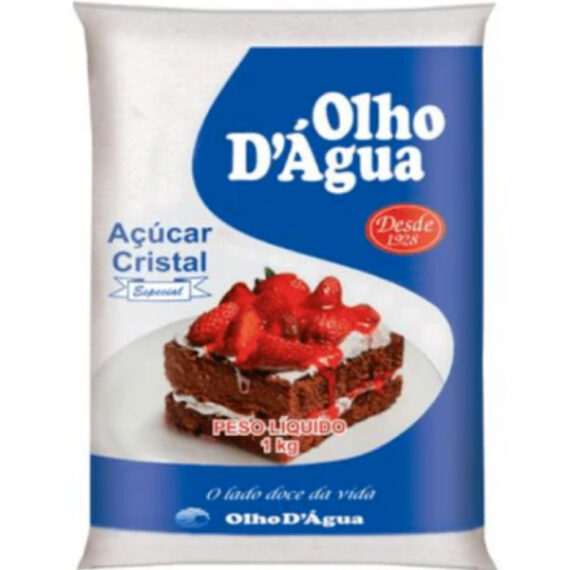 AÇUCAR CRISTAL OLHO D'ÁGUA 1KG