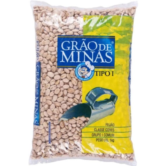 FEIJÃO CARIOCA GRÃO DE MINAS 1KG