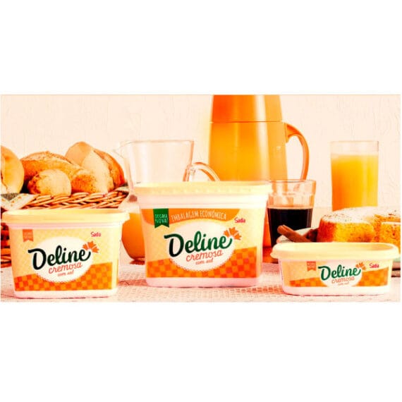 MARGARINA CREMOSA DELINE COM SAL 500G