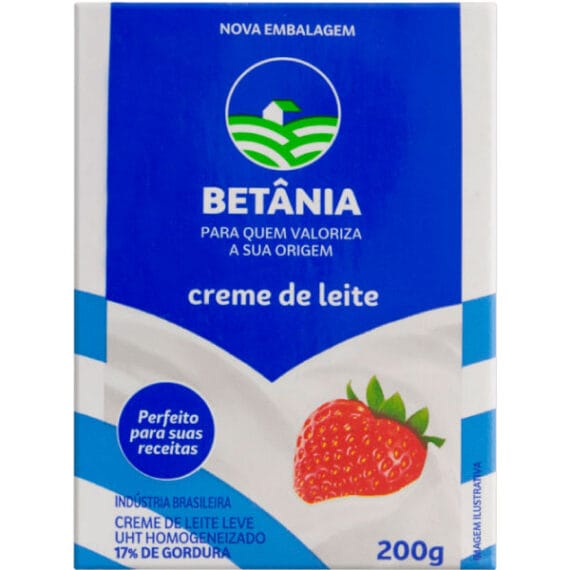 CREME DE LEITE BETÂNIA 200G