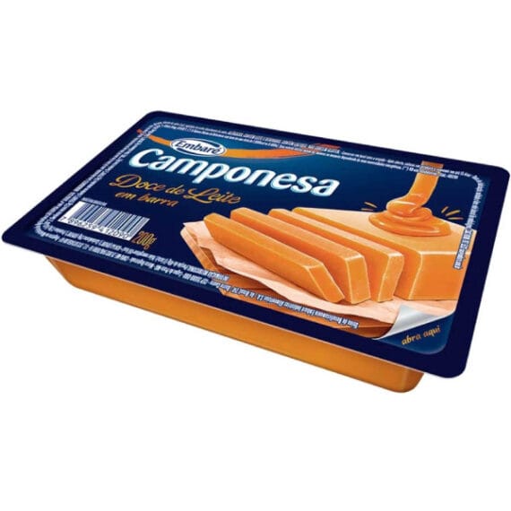 DOCE DE LEITE TABLETE CAMPONESA 200G