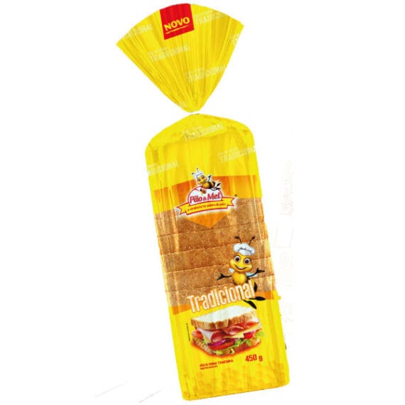 PÃO DE FORMA TRADICIONAL PÃO E MEL 430G